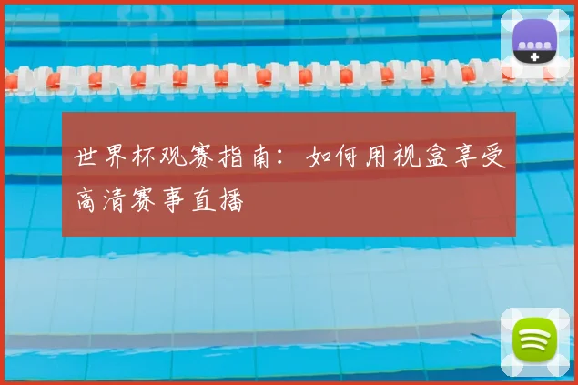 世界杯观赛指南:如何用视盒享受高清赛事直播