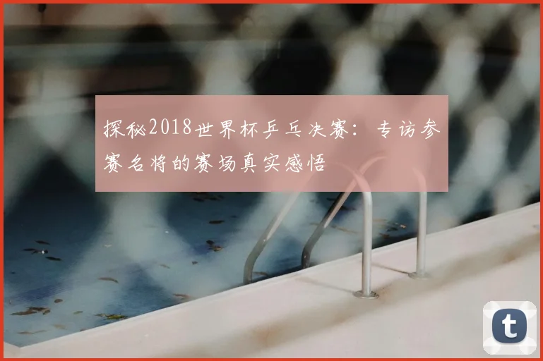 探秘2018世界杯乒乓决赛:专访参赛名将的赛场真实感悟